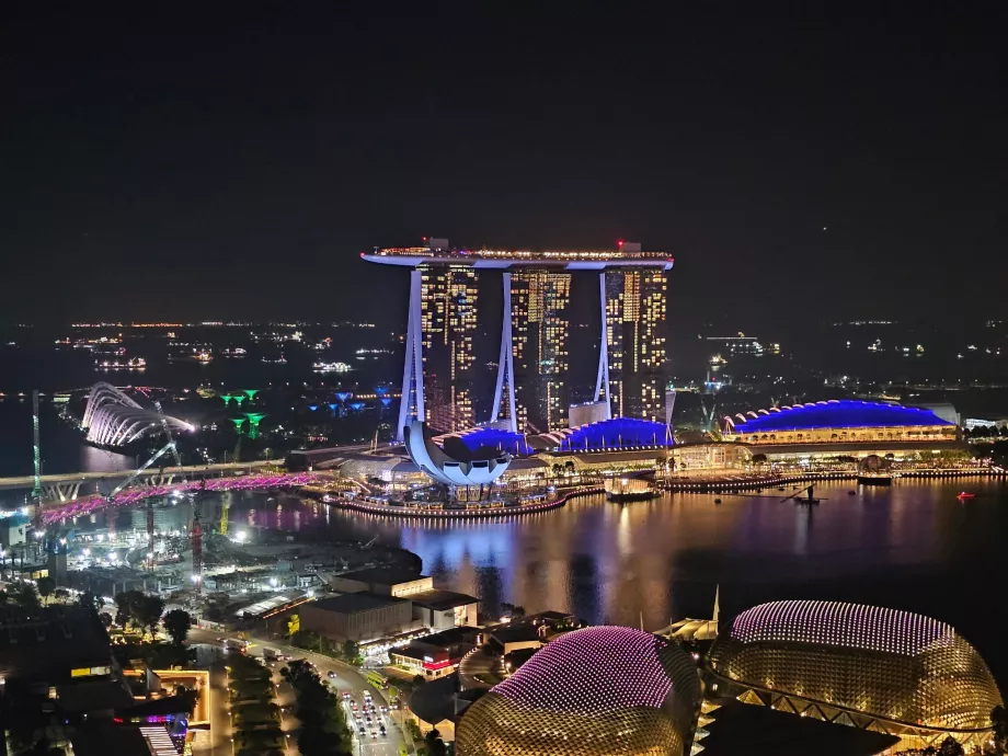 Night view from the room
