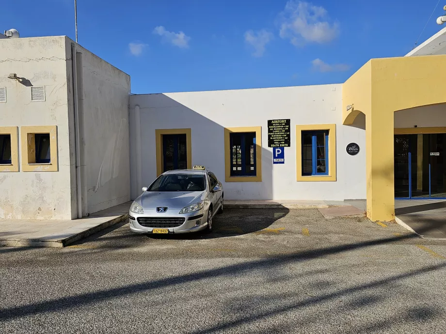 Taxi stand, Leros airport