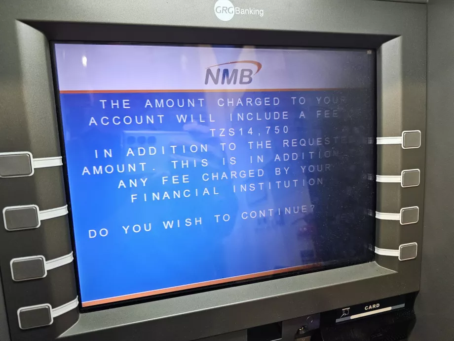 ATM withdrawal fee
