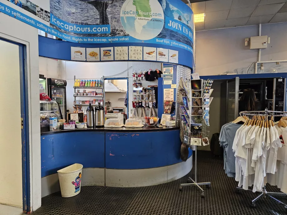 Shop in the airport hall