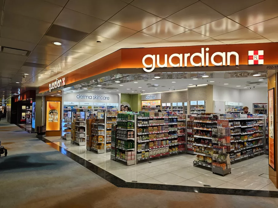 Pharmacy, Terminal 2, transit zone