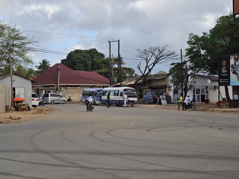 Stop dala dala at the airport