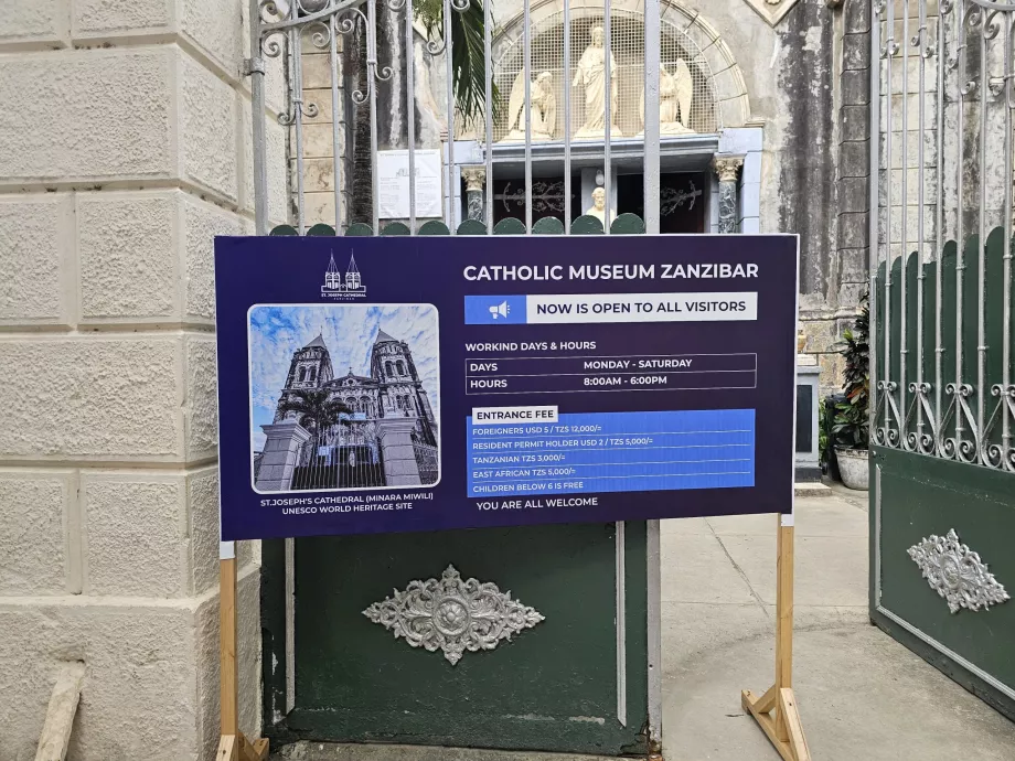 Admission to the cathedral