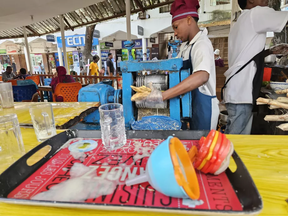 Preparation of sugar cane