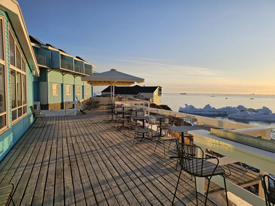 Hotel terrace