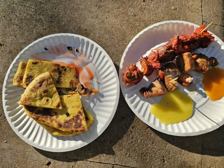 My dinner in Forodhani Park
