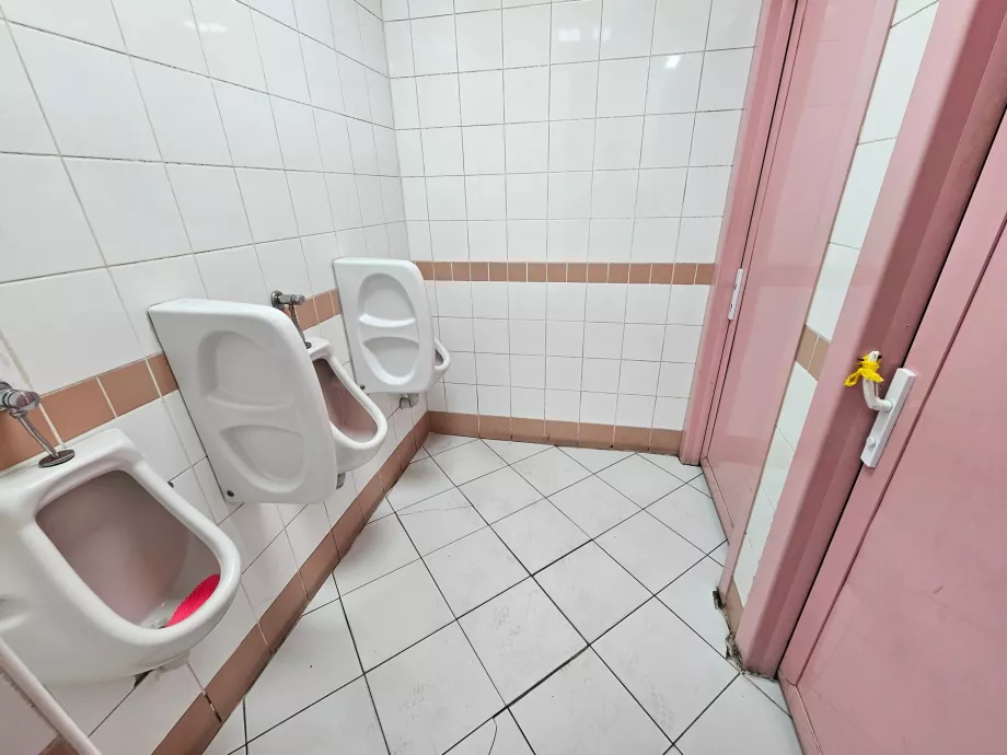 Public toilet in the metro station