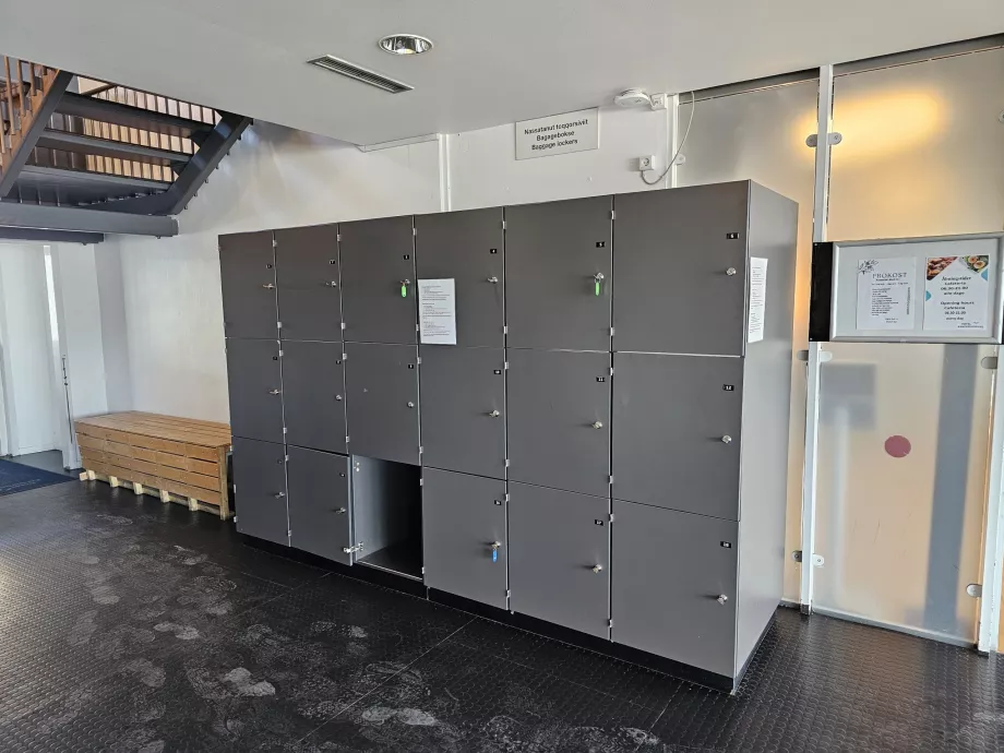Lockers for luggage storage