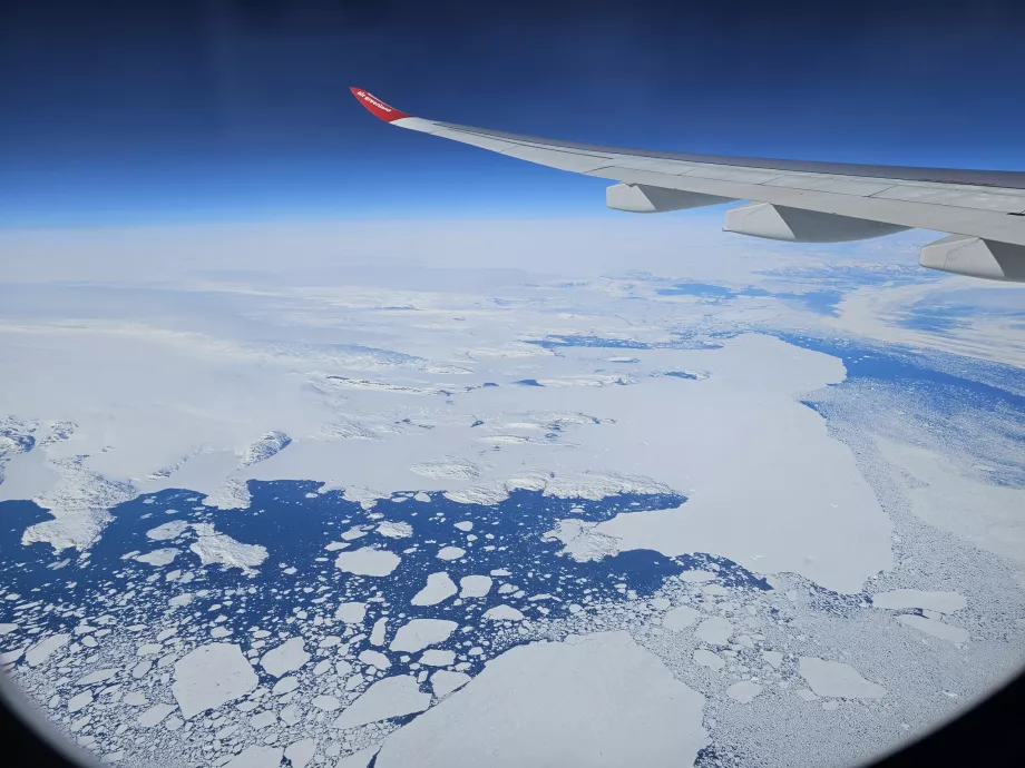 Over Greenland