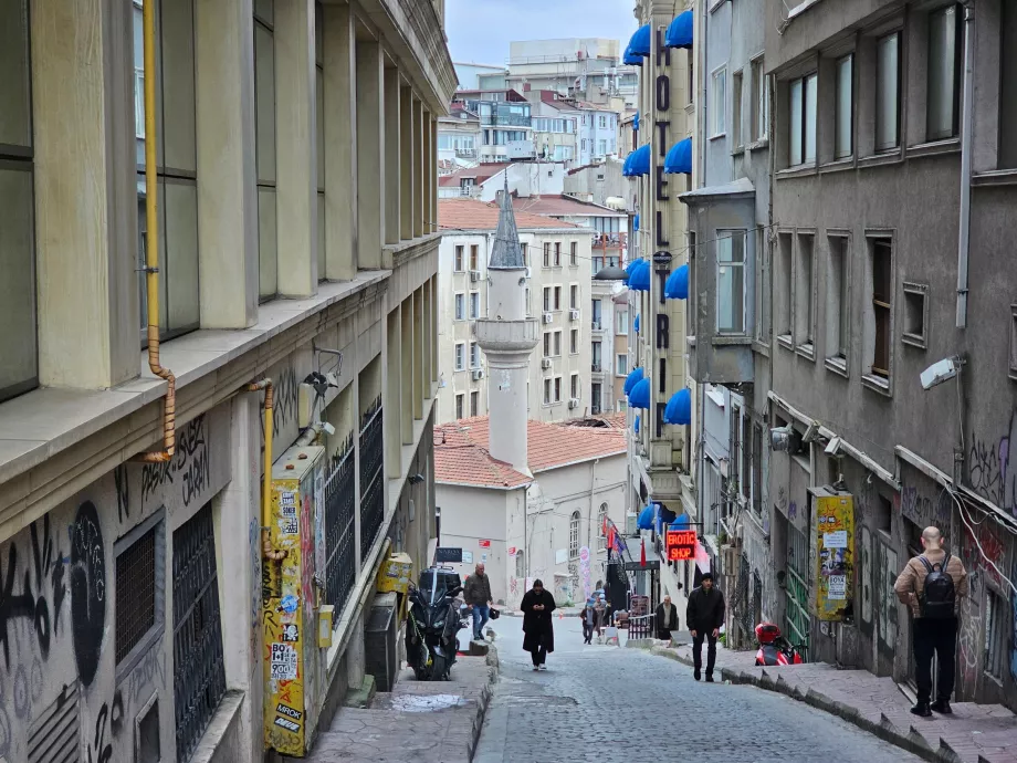 Istanbul's steep streets