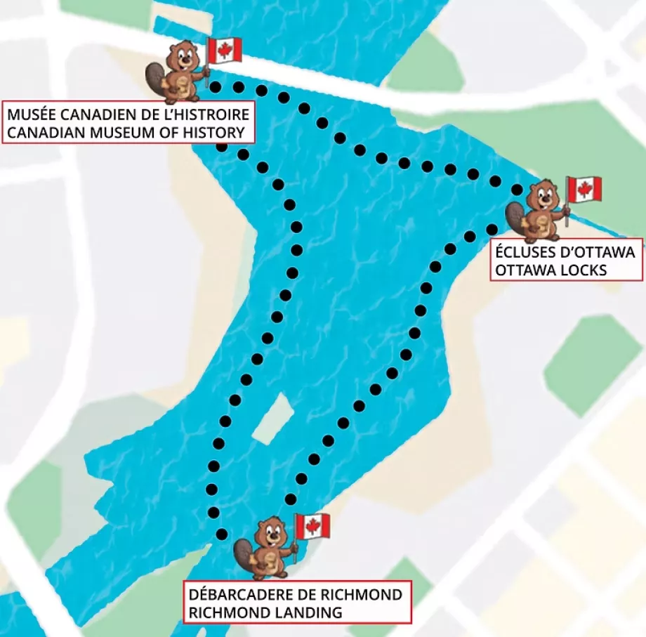 Water Taxi Map