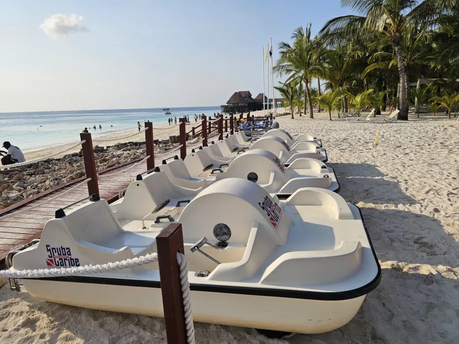 Pedal boat rental on Kendwa Beach