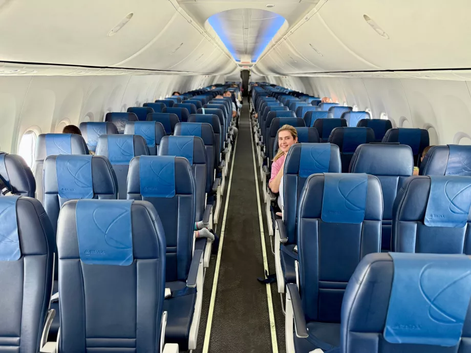 Interior of SCAT Airlines aircraft