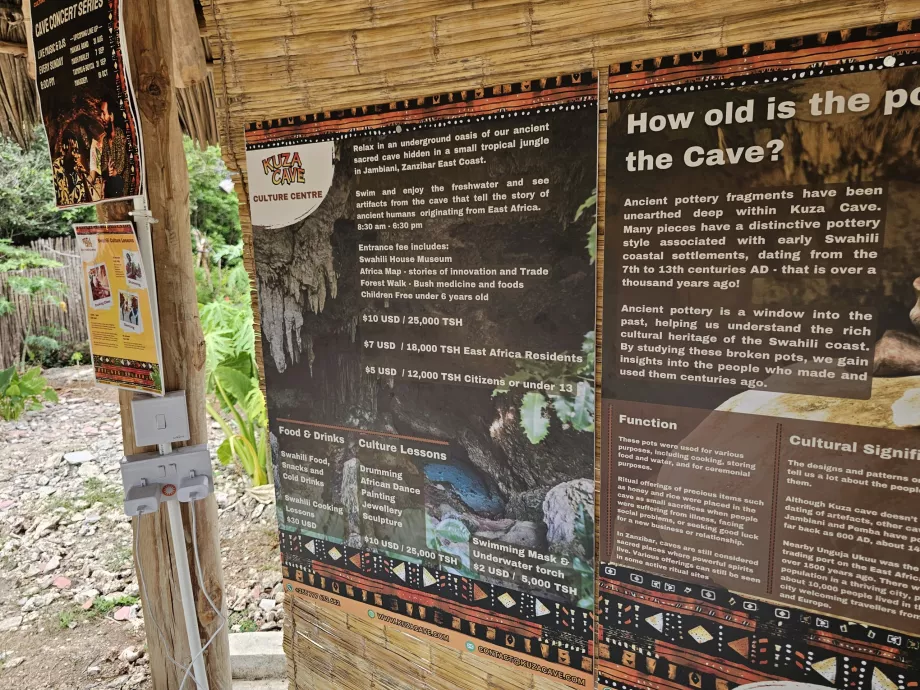 Kuza Cave, price list