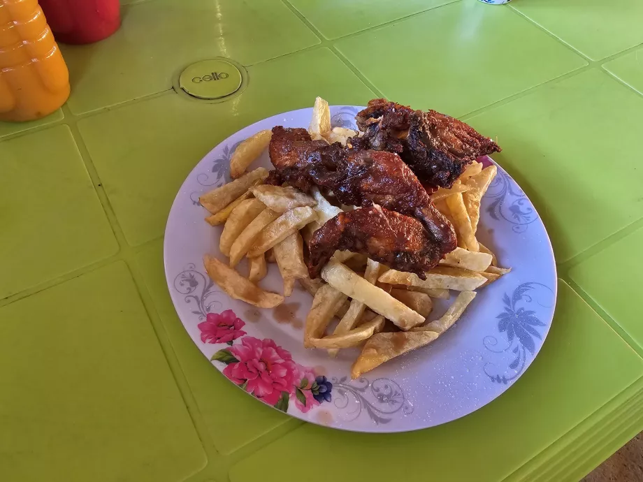 My dinner at Jambiani