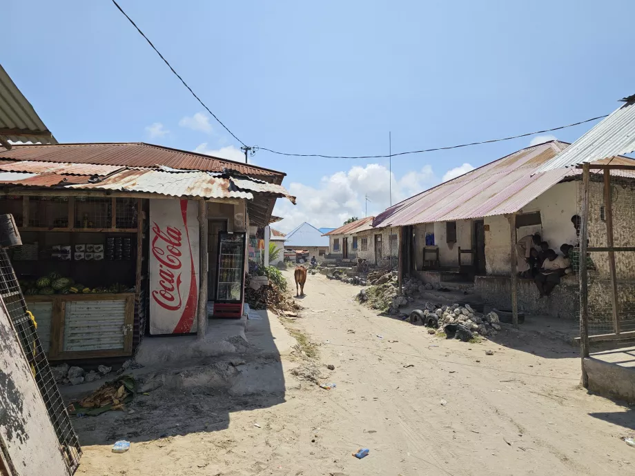 Paje town centre