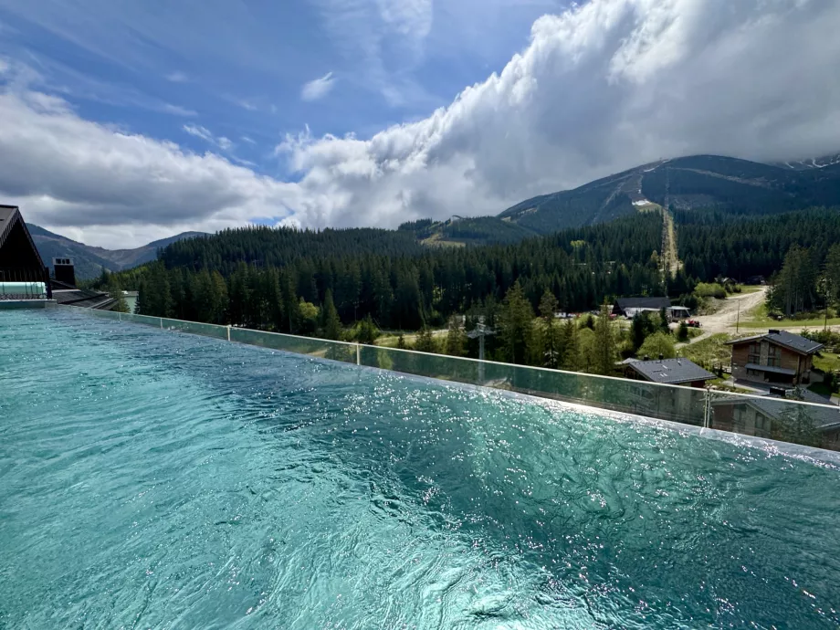 View from the outdoor pool