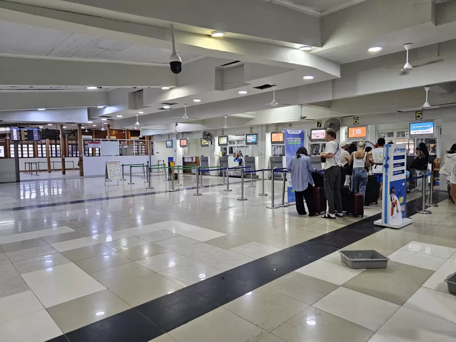 Terminal 2A, check-in counters