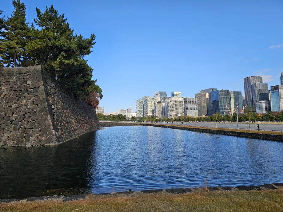 The moat around the Imperial Palace