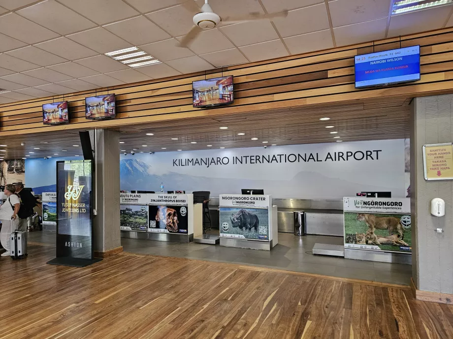 Check-in desks