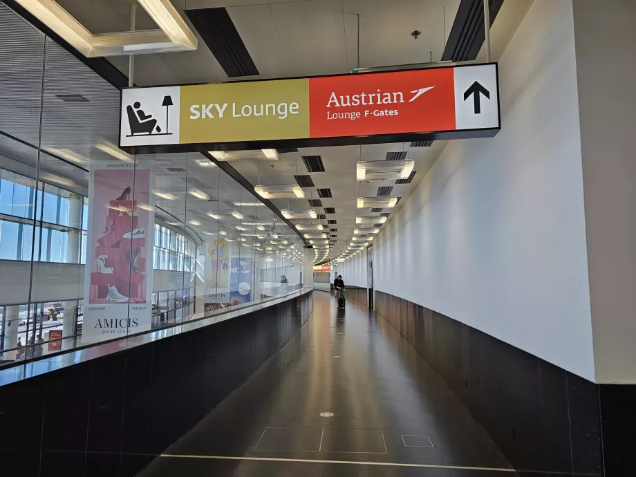 Lounges at departure gates F