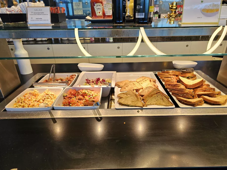 Salads and sandwiches