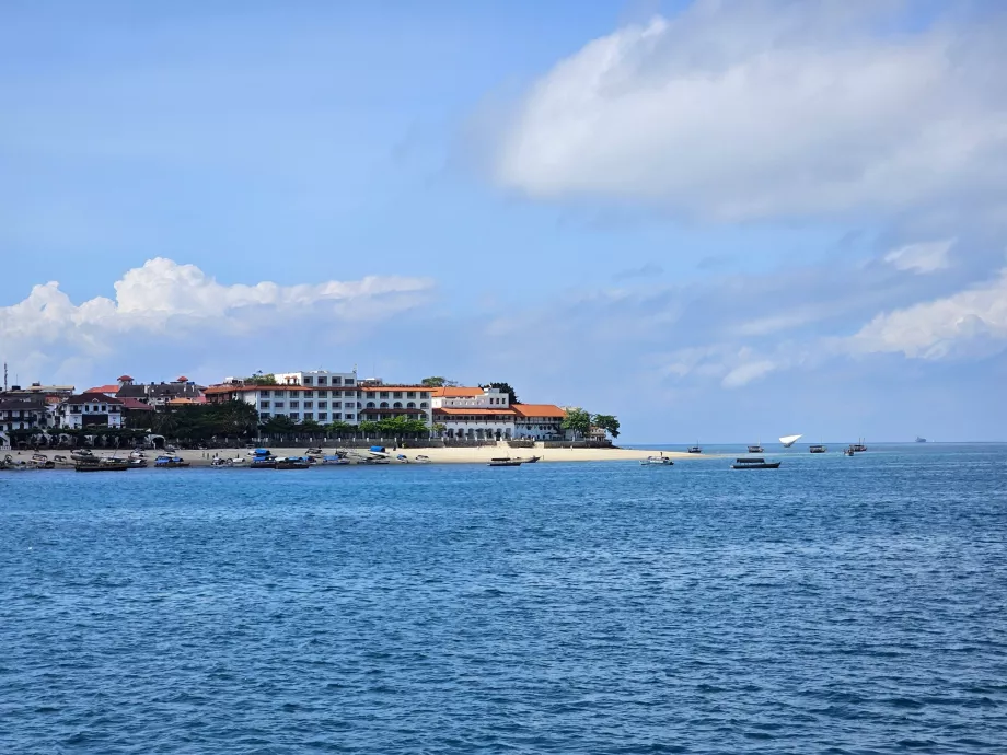 View during the cruise from Zanzibar to Dar es Salaam