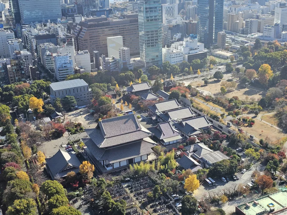 View of Zojo-ji Temple