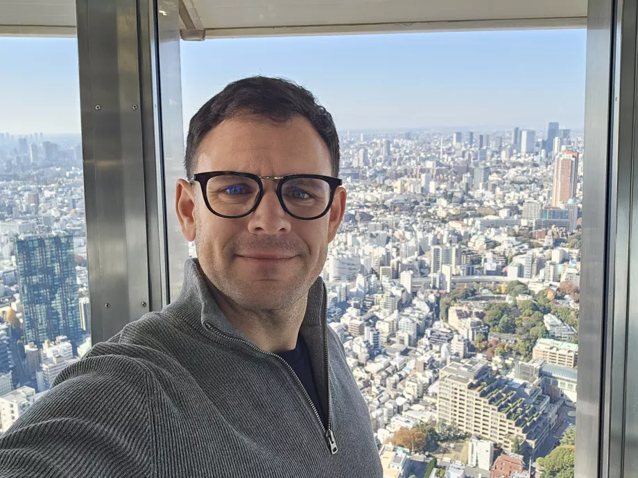 Me on the top floor of Tokyo Tower