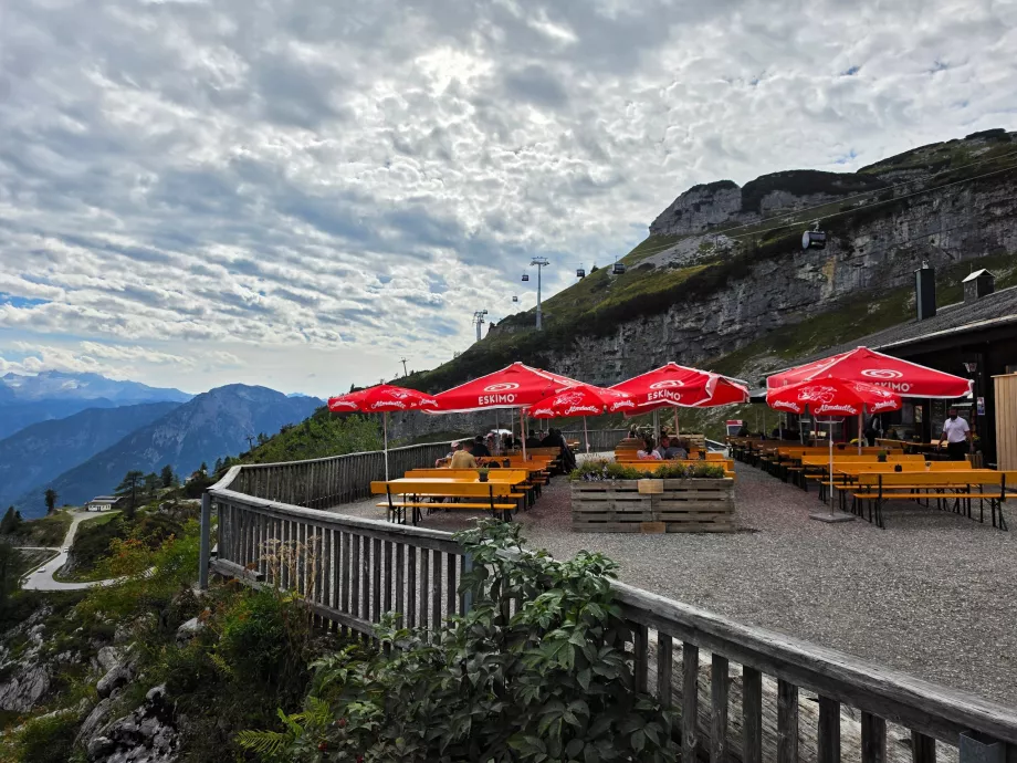 Restaurant at the top station of the cable car