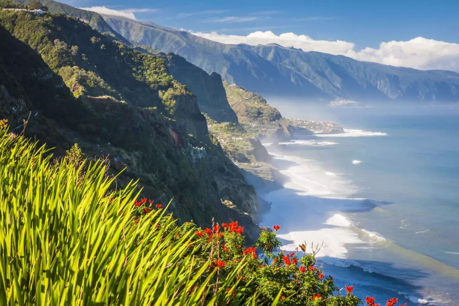The Madeira coast