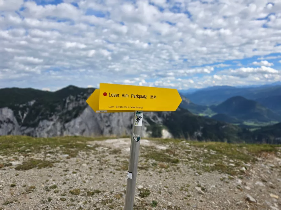 Tourist sign