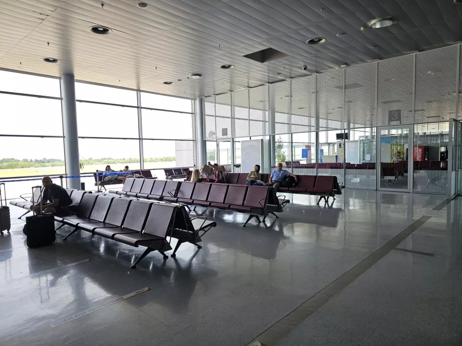 Space at the departure gates