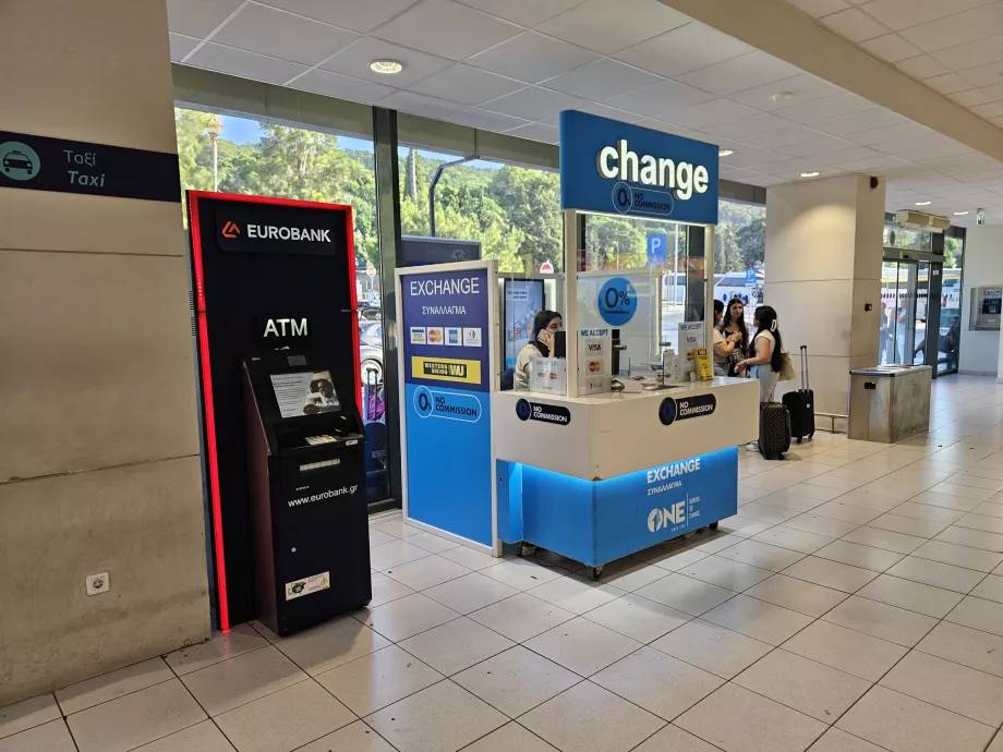 Currency exchange and ATM Eurobank