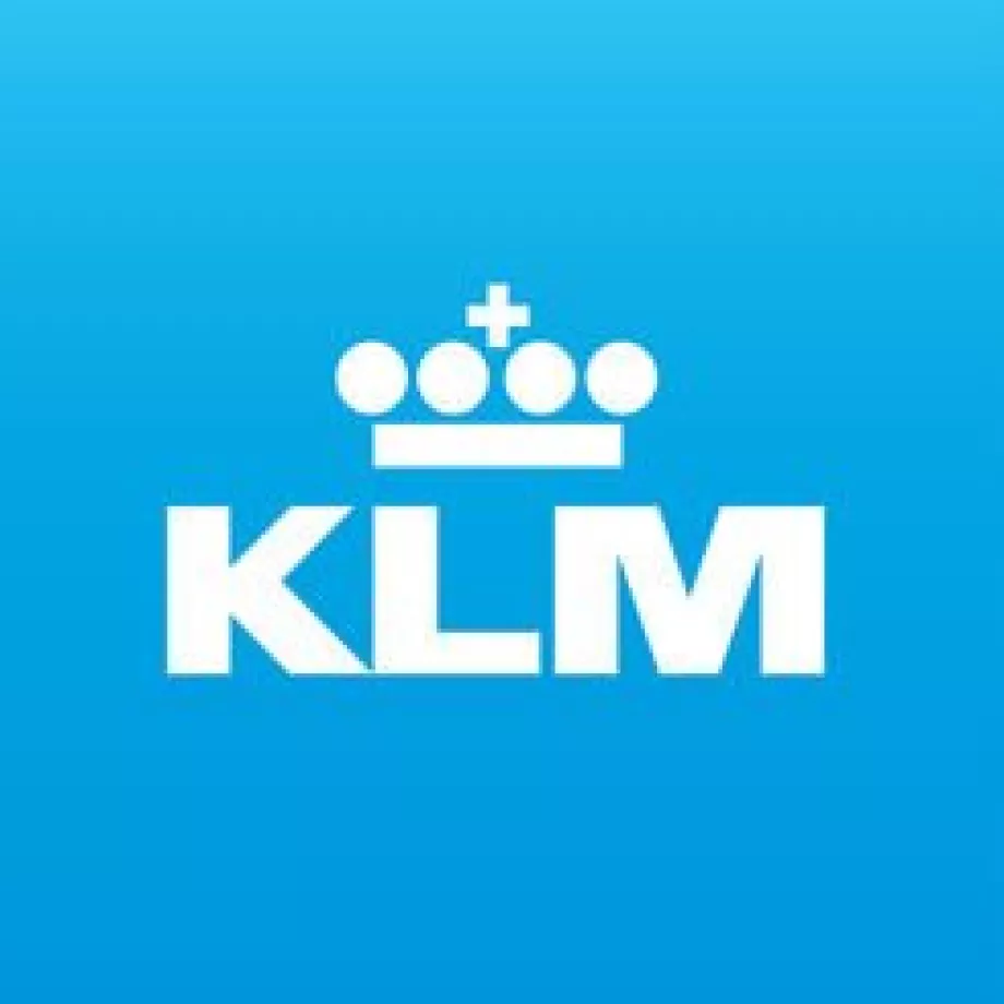 KLM logo discount