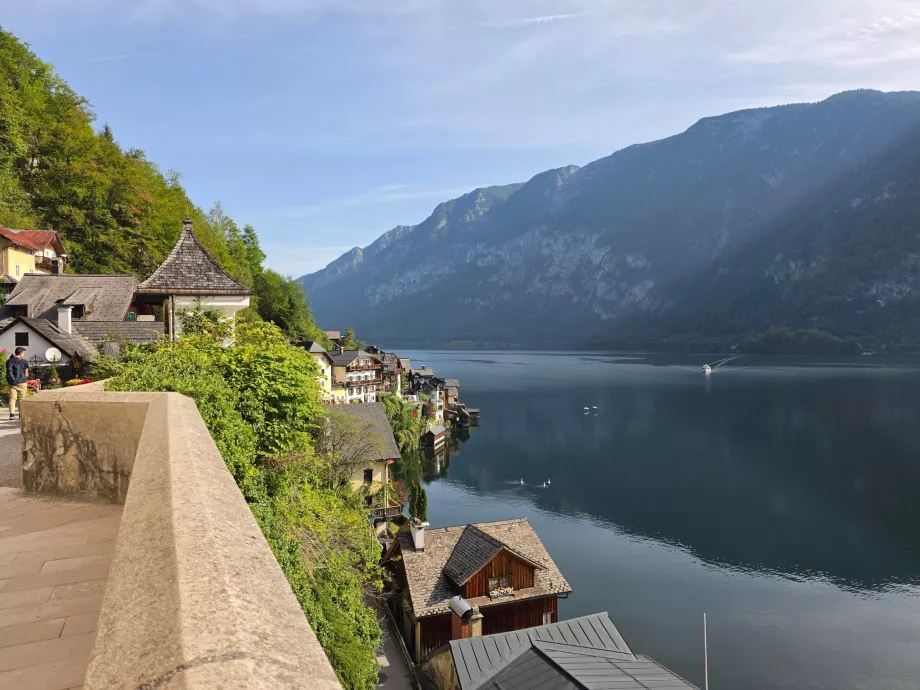 View of the lake from the Catholic church