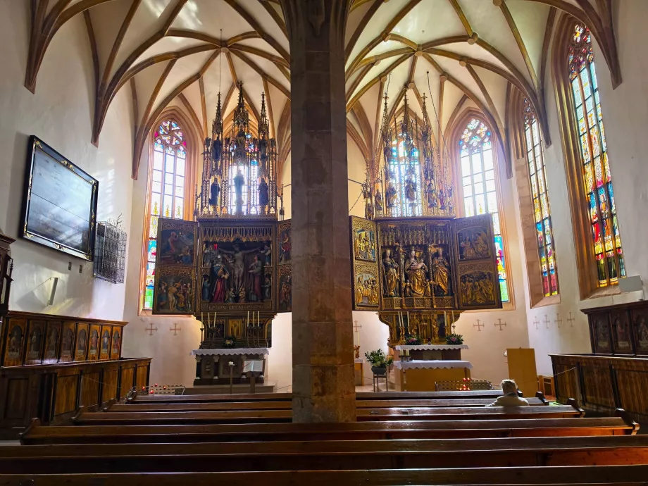 Famous altars in the Catholic church in Hallstatt
