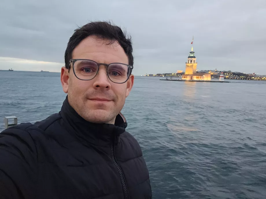 Me at the Maiden Tower - Asian side