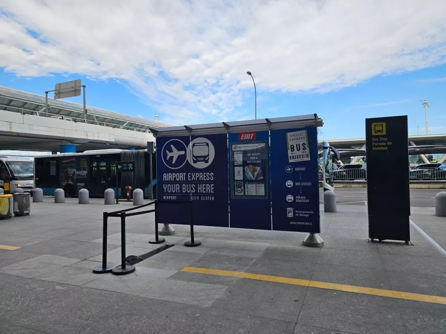 City bus stop
