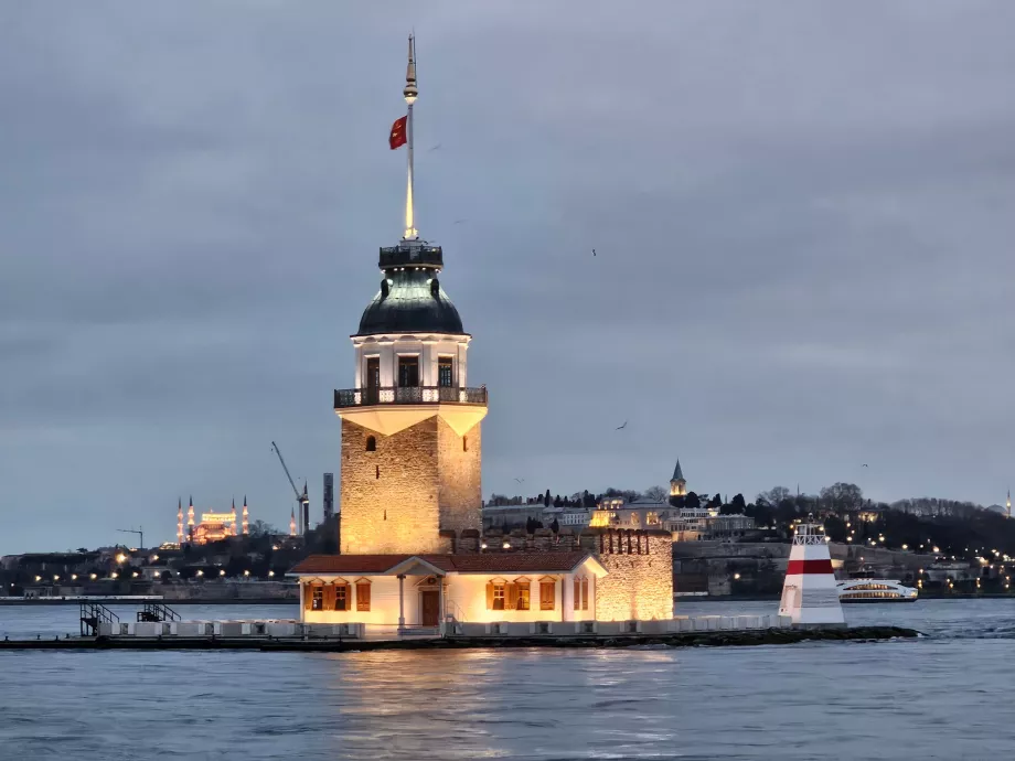 Maiden Tower in the early evening