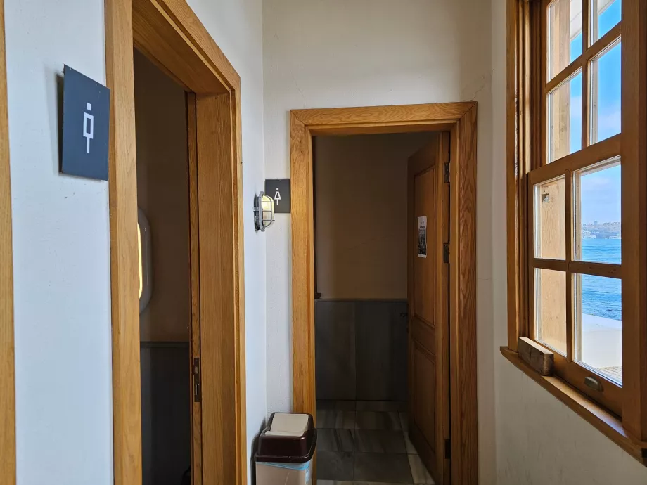 Free public toilets at the Maiden Tower