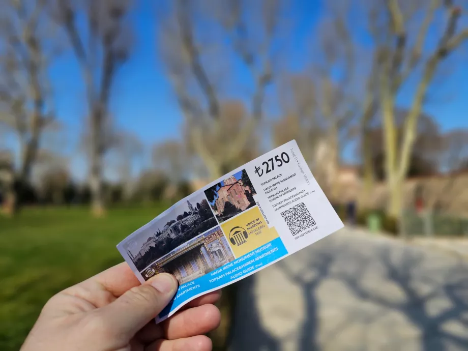 Ticket to Topkapi Palace