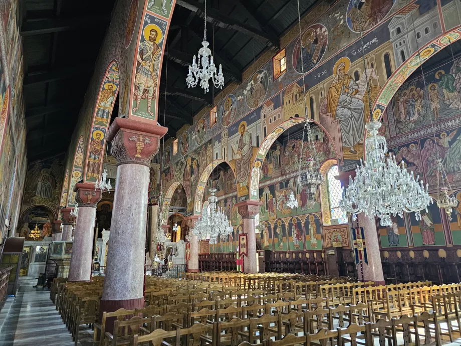 Evangelismos Church, interior