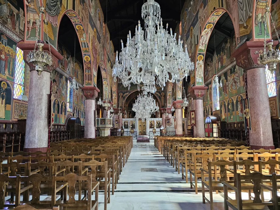Evangelismos Church, interior