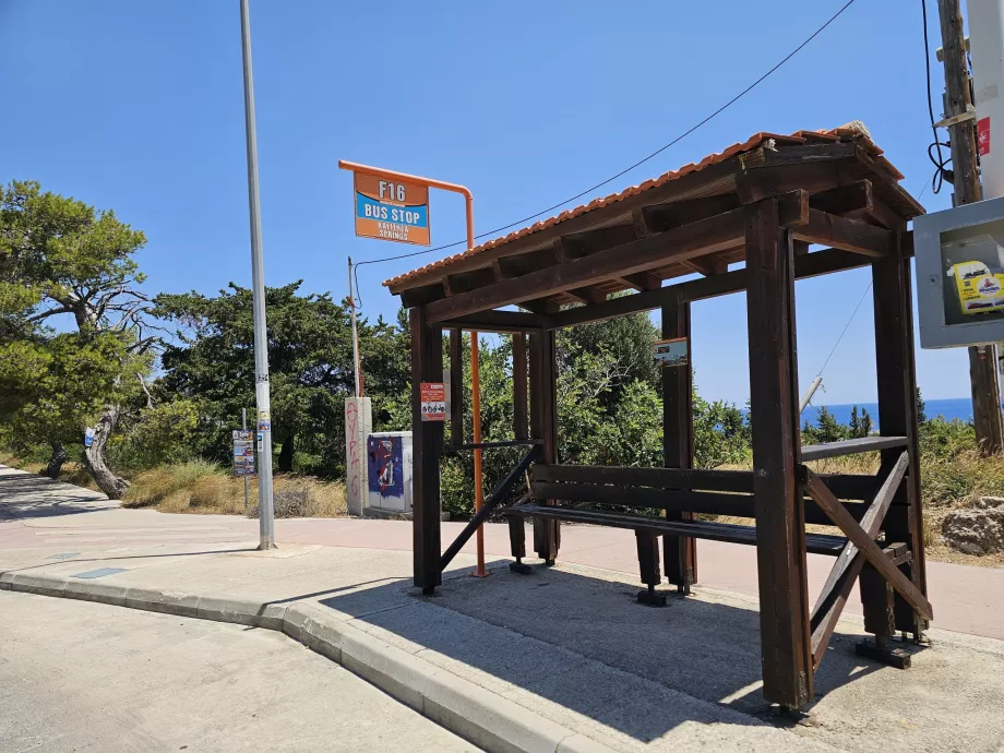 KTEL bus stop