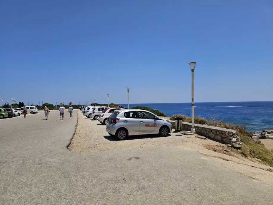Parking at Kallithea Springs