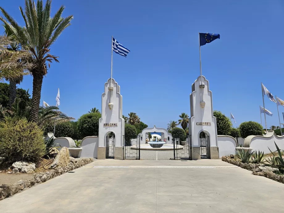 Entrance to Kallithea Springs
