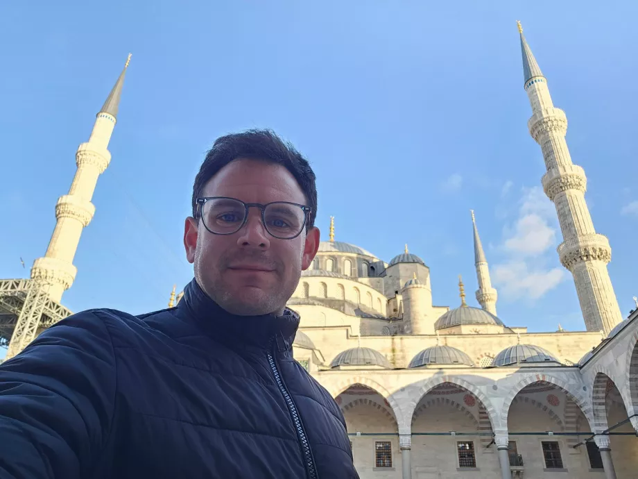 Me at the Blue Mosque