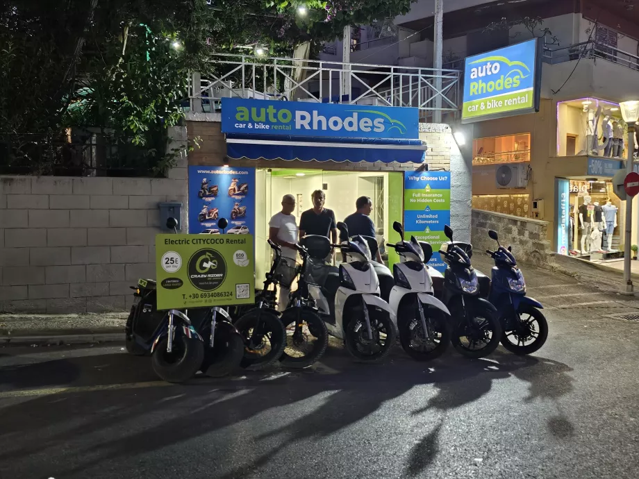 Scooter rental