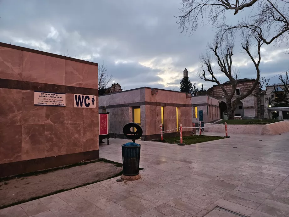 Toilets at the Blue Mosque